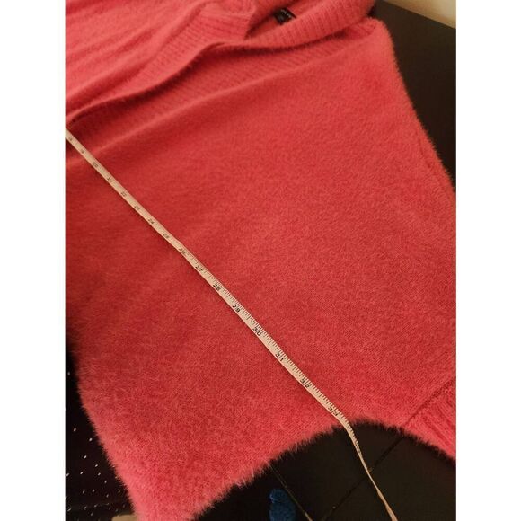 Boston Proper pink plush open front cardigan size xsmall - Picture 7 of 11